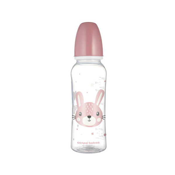 Canpol Babies Biberon Cu Gat Ingust 250ml Pp Cute Animals 11/841_pin