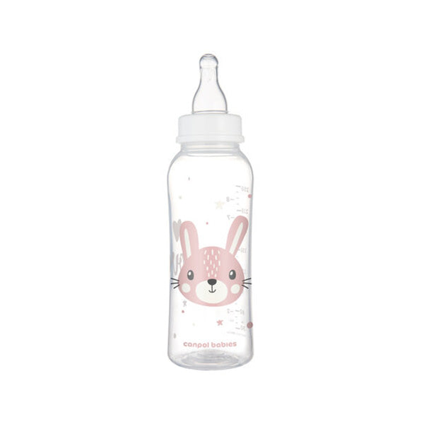Canpol Babies Biberon Cu Gat Ingust 250ml Pp Cute Animals 11/841_pin