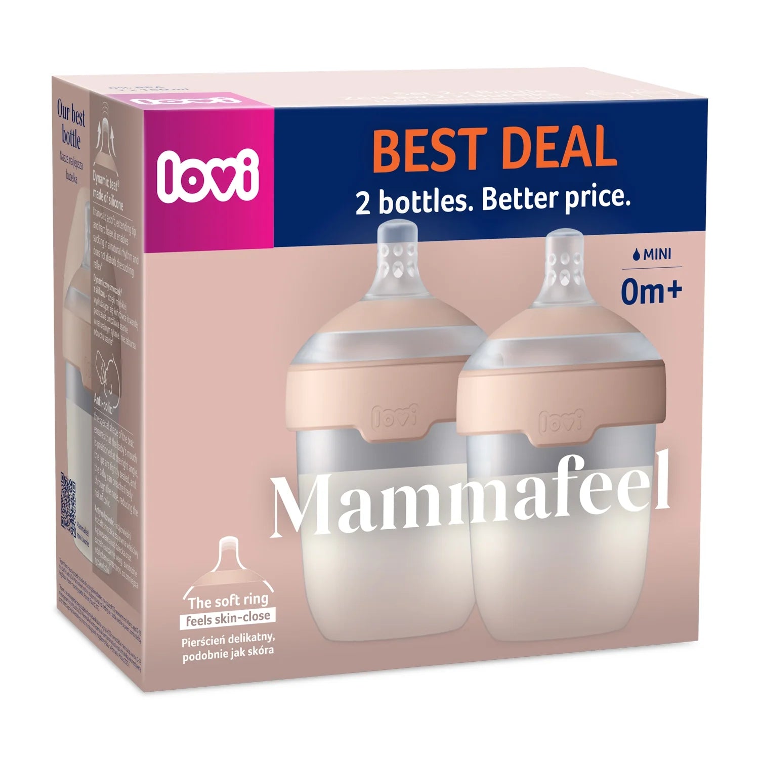 Biberon Mammafeel Pachet 2X150ml, 0595