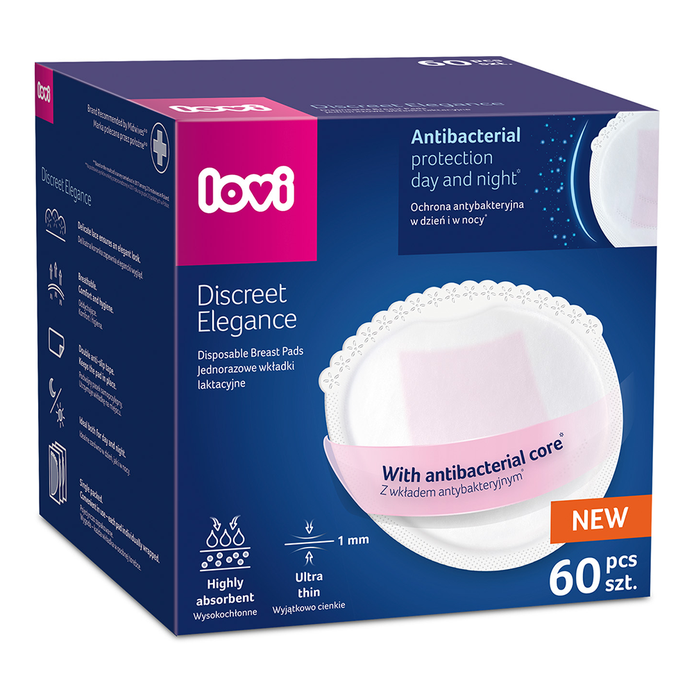 Tampoane San Discreet Elegance Antibacteriene 60 buc, Alb  19/607