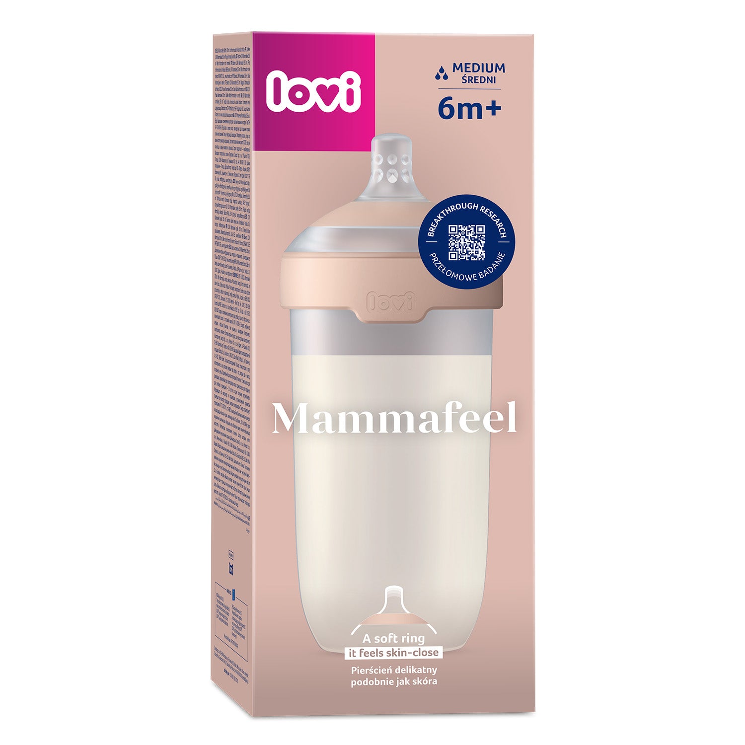 Biberon Mammafeel cu tetina anti-colic 330 ml 21/597