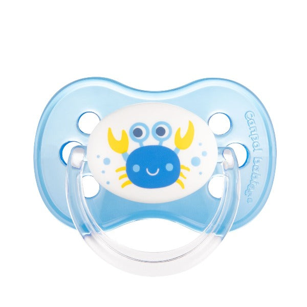 Canpol Babies Suzeta Rotunda Din Silicon 0-6M 1Buc Nature 22/410