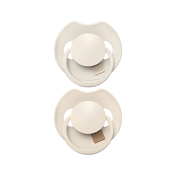 Suzeta silicon Dynamic PRIME Coconut/Ivory, 18+M 2 buc - 34/403, LOVI
