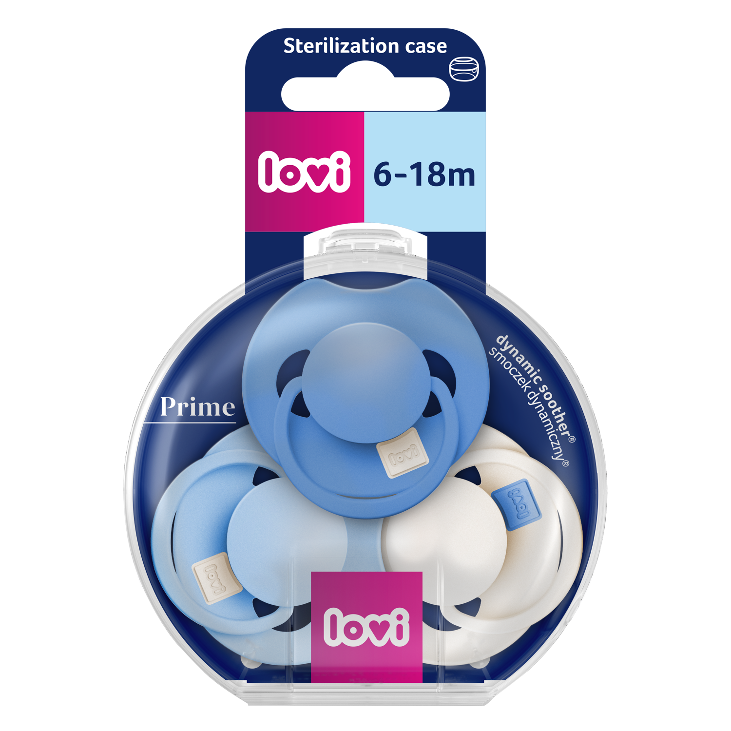 Suzeta Silicon Dynamic 6-18M Prime Ultramarine Blue, 3 buc - 34/449