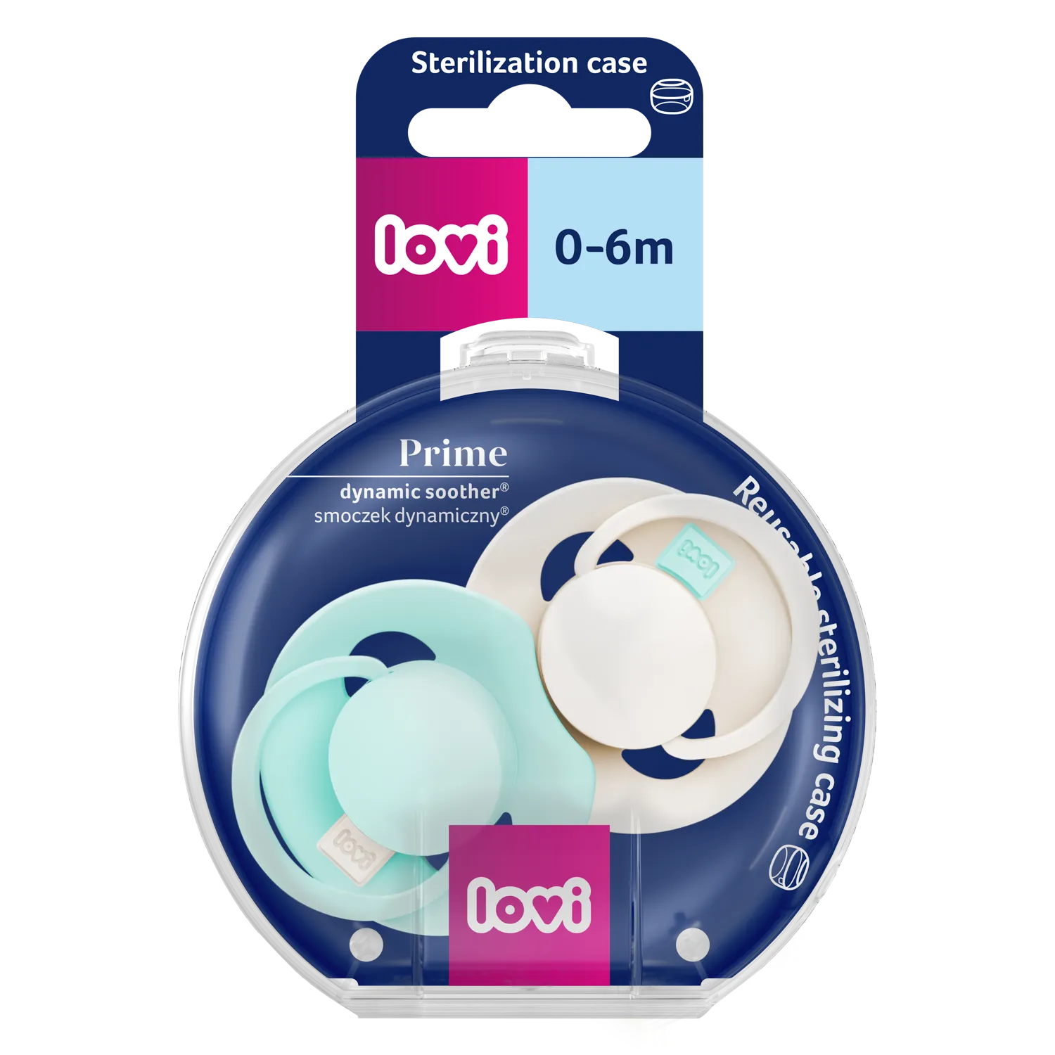 Suzeta Silicon Dynamic 0-6M Prime Mint Cream, 2 buc - 34/451