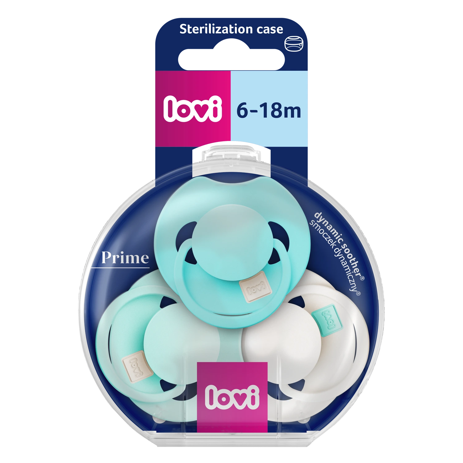 Suzeta Silicon Dynamic 6-18M Prime Aqua Green, 3 buc - 34/452