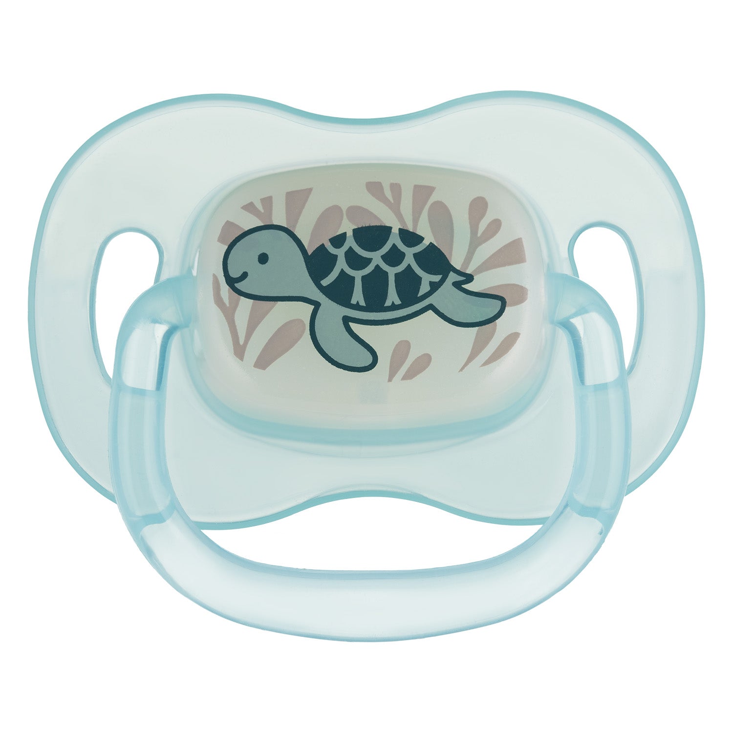 Suzeta rotunda din silicon 0-6M LOVE and SEA, 1buc 34/900_blu