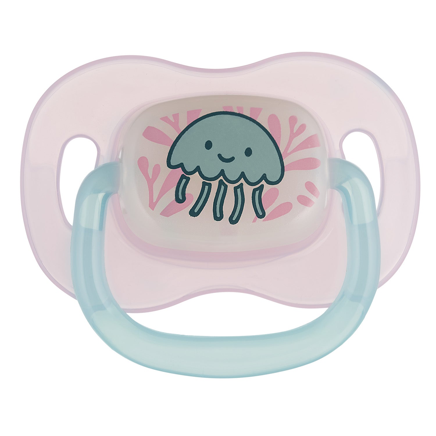 Suzeta rotunda din silicon 0-6M LOVE and SEA, 1buc 34/900_pin