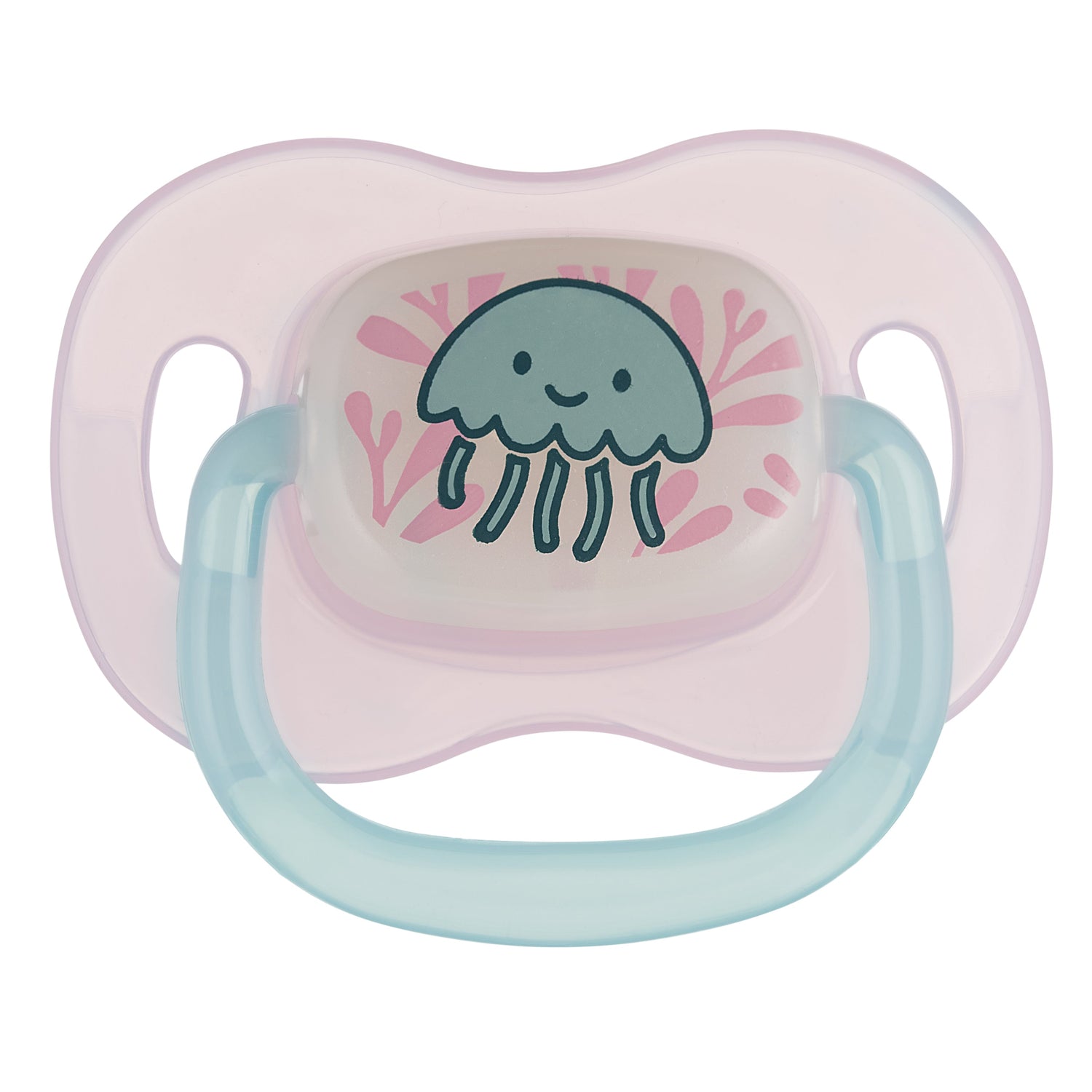 Suzeta rotunda din silicon 6-18M LOVE and SEA, 1buc 34/901_pin