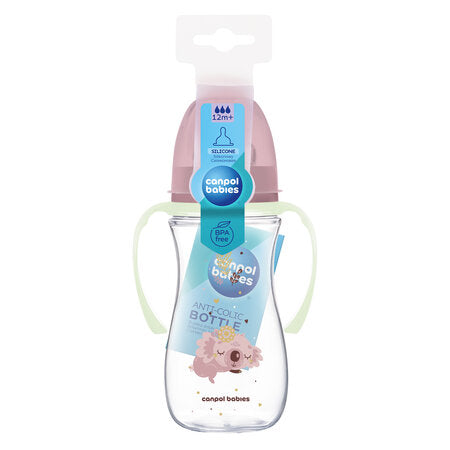 Biberon Sleepy Koala 300 ml roz, ambalaj