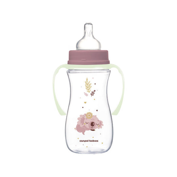 Biberon Sleepy Koala 300 ml roz, detaliu