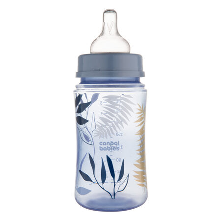 Canpol Babies Biberon Anticolic Gat Larg 240Ml Pp Gold 35/240_blu