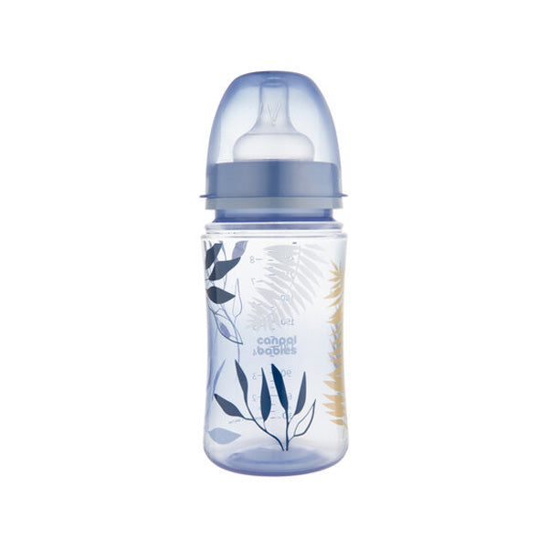 Canpol Babies Biberon Anticolic Gat Larg 240Ml Pp Gold 35/240_blu