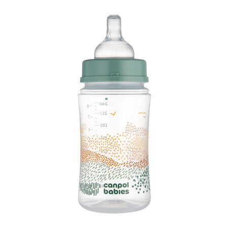 Canpol Babies Biberon Anticolic 240Ml Easy Start Mountains green - 35/243_gre