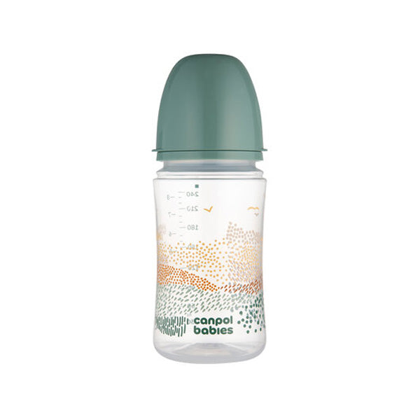 Canpol Babies Biberon Anticolic 240Ml Easy Start Mountains green - 35/243_gre