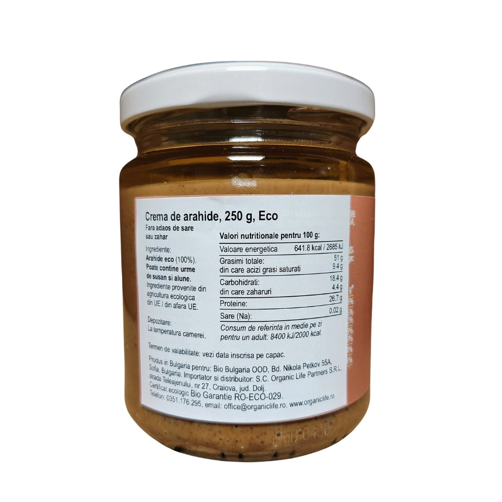 Cremă de Arahide 250 G, ECO
