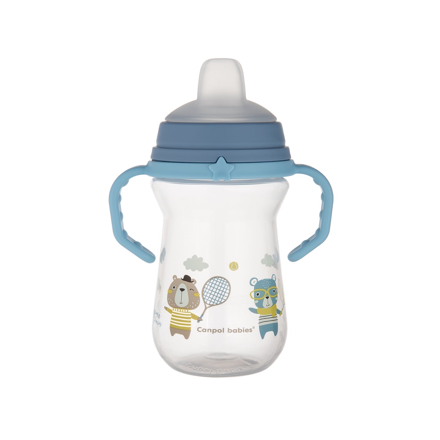 Canpol babies Cana cu Cioc de Silicon 250ml Bonjour Paris, 56/613_blu
