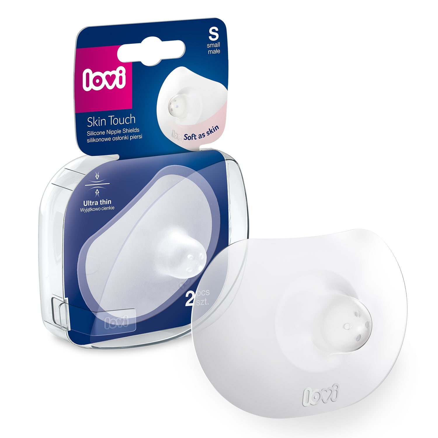Protectoare Mamelon Skin Touch 2 buc, S, 5/605