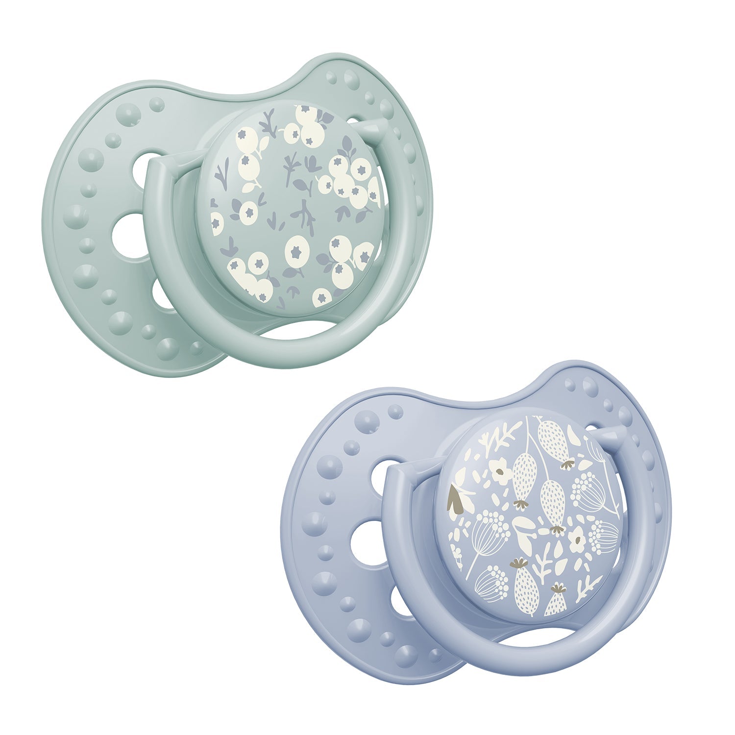 Lovi Suzeta Silicon Dynamic 0-3 M 2 Pcs Blossom Blue 22/921boy