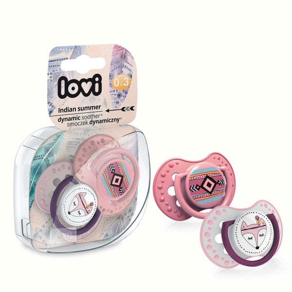Lovi Suzeta Silicon Dynamic 0-3M 2 Pcs Indian Summer Fata - 22/855Girl