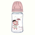 Biberon anticolici Canpol babies EasyStart Bonjour Paris 240 ml, roz