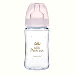 Biberon anticolici Canpol babies EasyStart Royal Baby 240 ml, roz