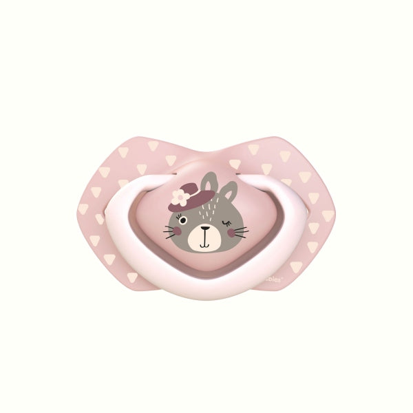 Canpol Babies Suzeta Simetrica Din Silicon 6-18 M Bonjour Paris 2 Pcs 22/648_Pin