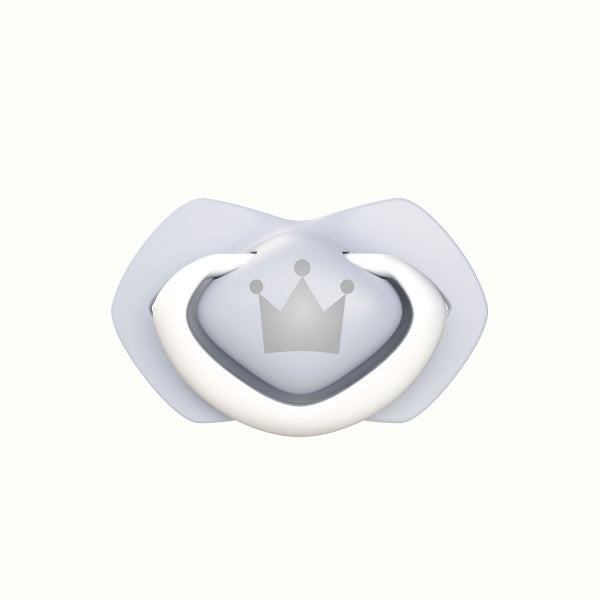 Canpol Babies Suzeta Simetrica Din Silicon 0-6 M Royal Baby 2 Pcs 22/650_Blu