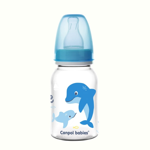Canpol Babies Biberon Cu Gat Ingust 120ml Pp, Love&Sea 59/300