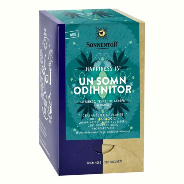 Sonnentor Ceai plic Happiness Is ... Un Somn Odihnitor 18plic Ai Eco