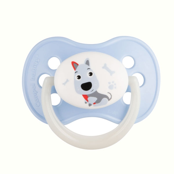 Canpol Babies Suzeta Cherry Din Silicon 0-6 Luni 1 Buc, Animals 22/595