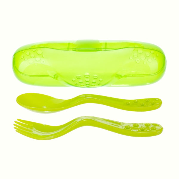 Canpol Babies Set de Calatorie Lingurita Si Furculita 74/019