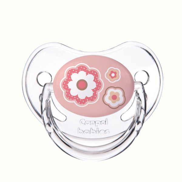 Canpol Babies Suzeta Orthodontica de Silicon 6-18 Luni 1 Bc -Newborn Baby Blue Stars 22/566-Pin