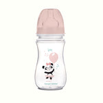 Biberon anticolici Canpol babies EasyStart Exotic Animals 240 ml, roz