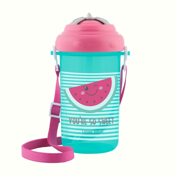 Canpol Babies Cana Cu Pai Din Silicon Flip-Top 400ml So Cool!4/102_Pin