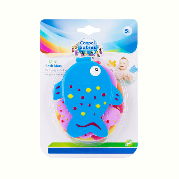 Canpol Babies Set 5 Bc Mini Covorase de Baie Colourful Ocean 80/003