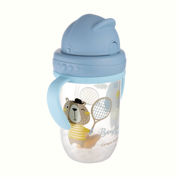 Canpol Babies Cana Anti-Varsare Cu Pai 270ml Bonjour Paris 56/607_Blu
