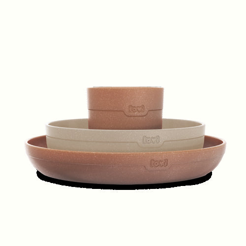 Lovi Set 2 Farfurii Si Cana Granola 21/532_Bei