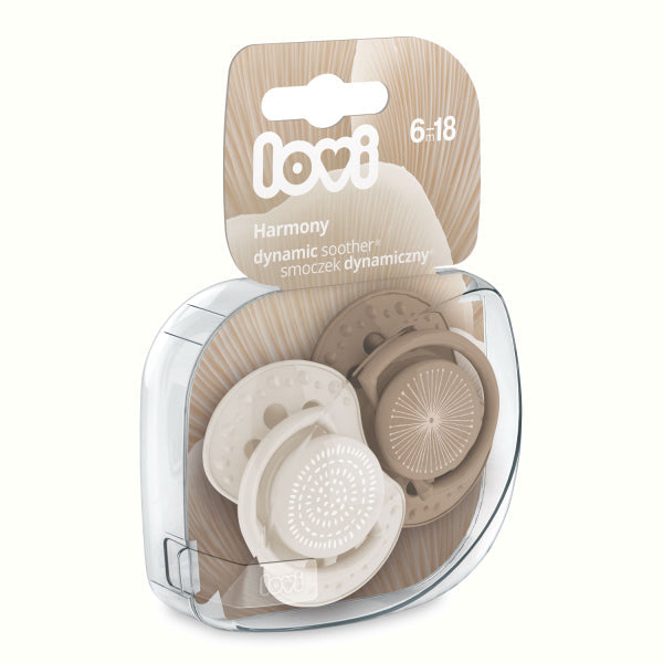 Lovi Suzeta Silicon Dynamic 6-18 M 2 Pcs Harmony Girl 22/907_Girl
