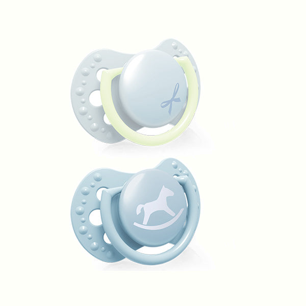 Lovi Suzeta Silicon Dynamic 0-2M 2 Pcs Baby Shower Baiat - 22/900Boy