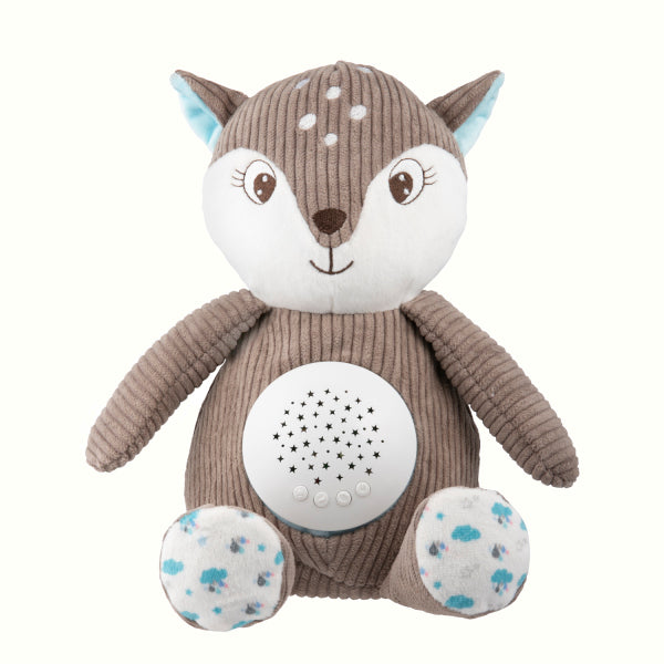 Canpol Babies Jucarie Moale Fawn -Proiector Si Cutie Muzicala 3 In 1 -77/206_Brow